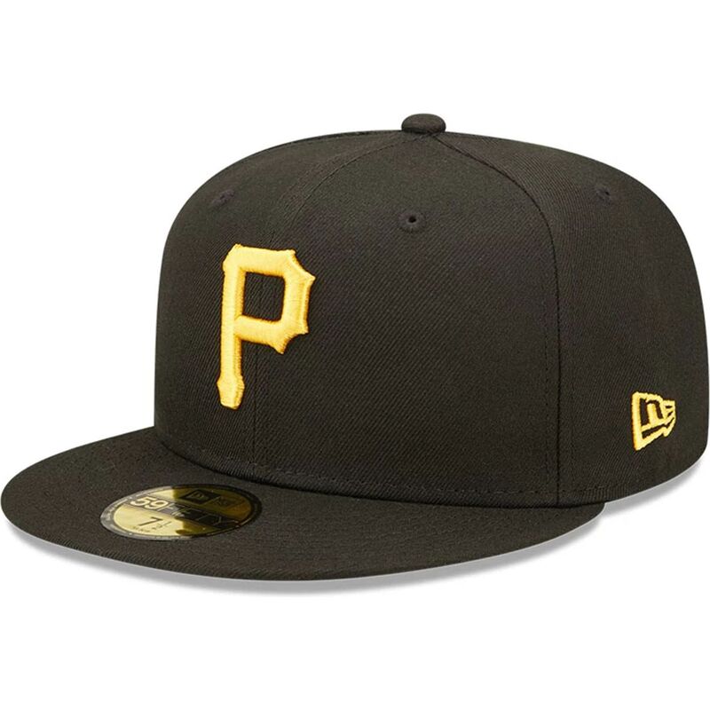 schwarze-enganliegende-59fifty-ac-perf-flatcap-der-pittsburgh-pirates-mlb-von-new-era schwarze-enganliegende-59fifty-ac-perf-flatcap-der-pittsburgh-pirates-mlb-von-new-era
