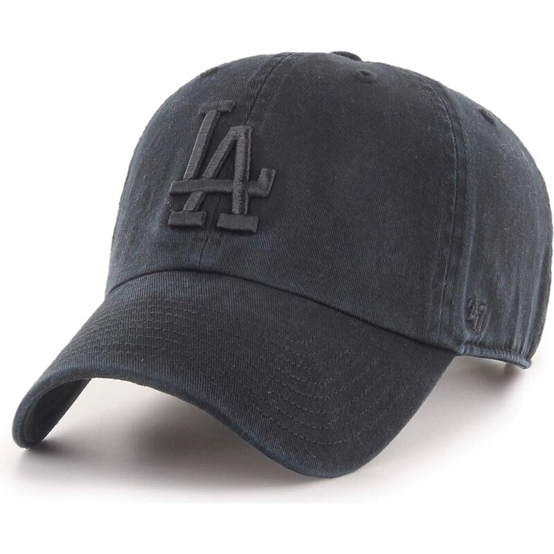 mutzen-gebogen-schwarz-verstellbares-band-clean-up-tonal-der-los-angeles-dodgers-mlb-von-47-brand mutzen-gebogen-schwarz-verstellbares-band-clean-up-tonal-der-los-angeles-dodgers-mlb-von-47-brand