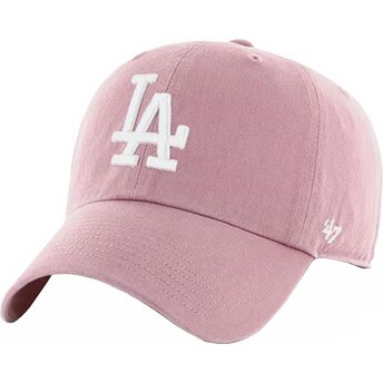 Casquette courbée rose ajustable Clean Up Mauve Los Angeles Dodgers MLB 47 Brand