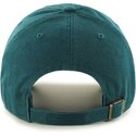 casquette-courbee-verte-ajustable-clean-up-no-loop-label-pacific-green-new-york-yankees-mlb-47-brand