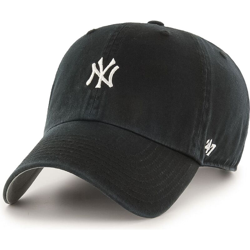 mutzen-gebogen-schwarz-verstellbares-band-clean-up-base-runner-mini-der-new-york-yankees-mlb-von-47-brand mutzen-gebogen-schwarz-verstellbares-band-clean-up-base-runner-mini-der-new-york-yankees-mlb-von-47-brand