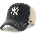 mutzen-gebogen-schwarz-snapback-clean-up-trawler-der-new-york-yankees-mlb-von-47-brand