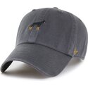 casquette-courbee-grise-ajustable-clean-up-base-runner-icon-dog-47-brand