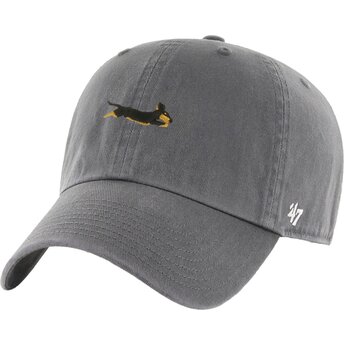Casquette courbée grise ajustable Clean Up Base Runner Icon Dog chien 47 Brand