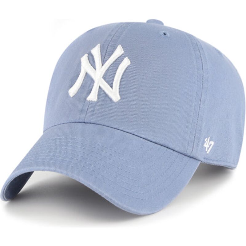 mutzen-gebogen-blau-verstellbares-band-clean-up-vapor-der-new-york-yankees-mlb-von-47-brand