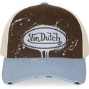 casquette-trucker-marron-et-bleue-tag04-von-dutch