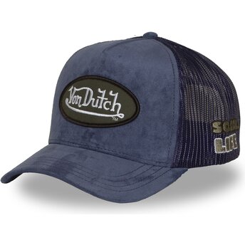 Mützen gebogen marineblau snapback FUR16 von Von Dutch