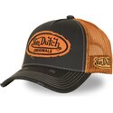 casquette-trucker-noire-et-orange-urb05-von-dutch