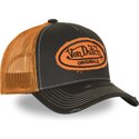 casquette-trucker-noire-et-orange-urb05-von-dutch