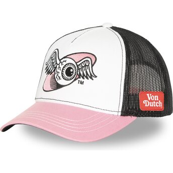 Mützen gebogen rosa snapback OEIL von Von Dutch