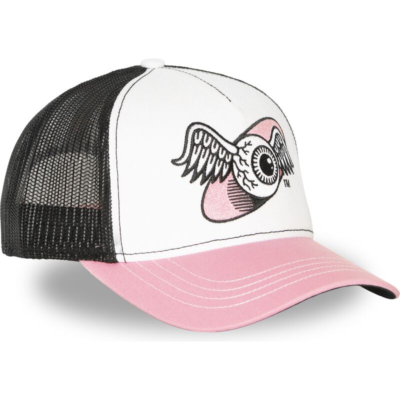 casquette-trucker-rose-et-noire-oeil-von-dutch