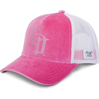 Mützen gebogen rosa snapback ROYALP von Von Dutch