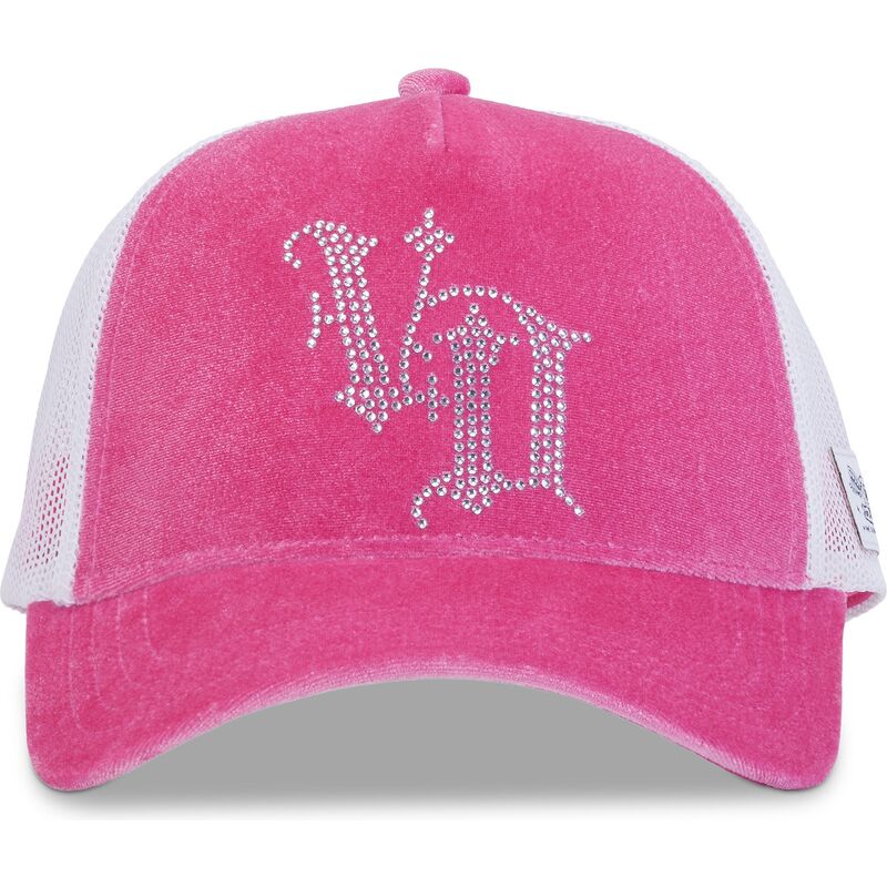 casquette-trucker-rose-et-blanche-royalp-von-dutch casquette-trucker-rose-et-blanche-royalp-von-dutch