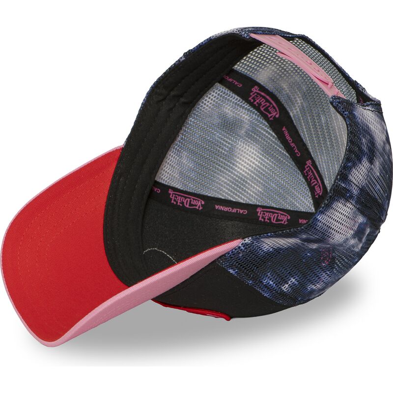 casquette-trucker-noire-et-rose-space-von-dutch