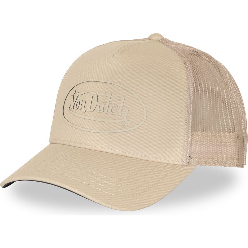casquette-trucker-beige-log23-von-dutch