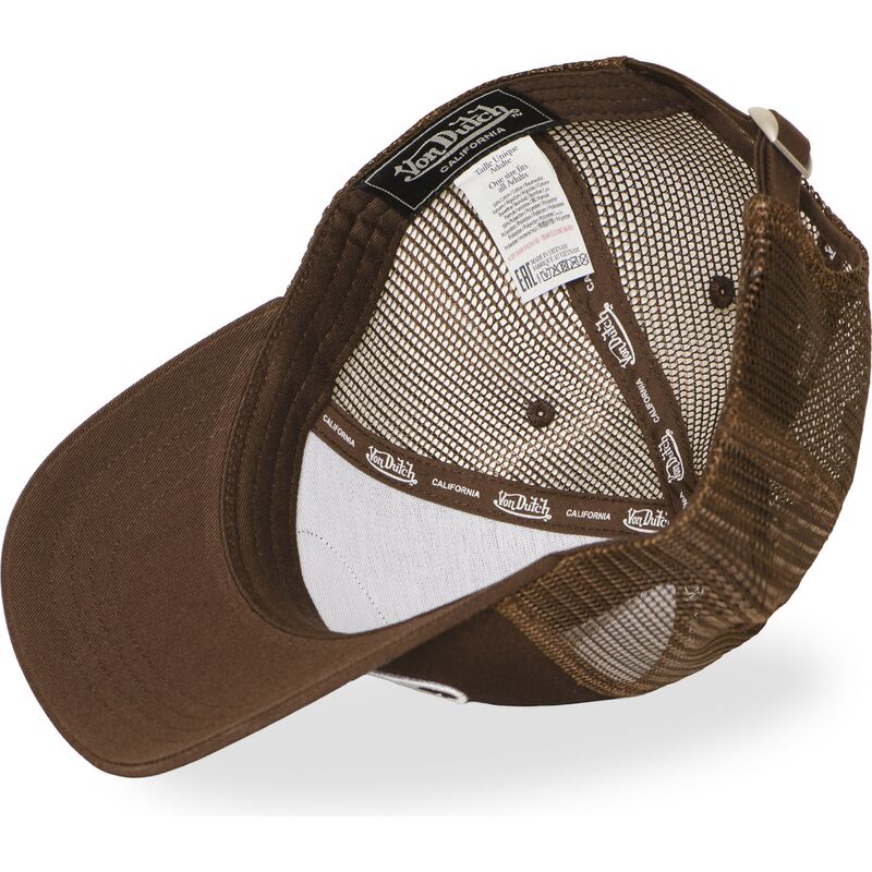 casquette-trucker-marron-ajustable-lofb51-von-dutch casquette-trucker-marron-ajustable-lofb51-von-dutch