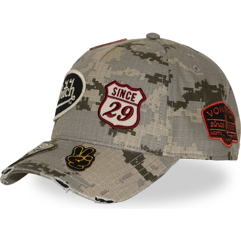 casquette-courbee-camouflage-snapback-kamo03-von-dutch casquette-courbee-camouflage-snapback-kamo03-von-dutch