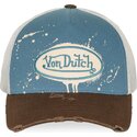 casquette-trucker-bleue-et-marron-tag01-von-dutch