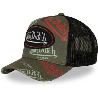 Mützen gebogen grün snapback CAFE12 von Von Dutch