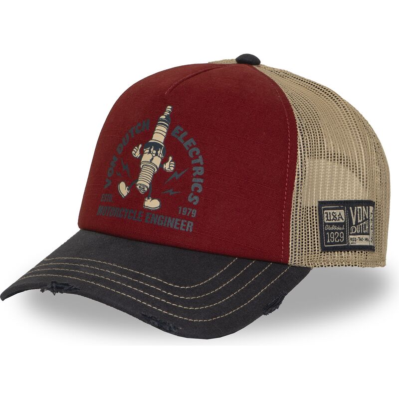 casquette-trucker-multicolore-crew36-von-dutch