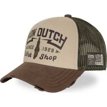 Mützen gebogen braun snapback CREW40 von Von Dutch