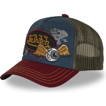 Casquette trucker multicolore PATCHES20 Von Dutch