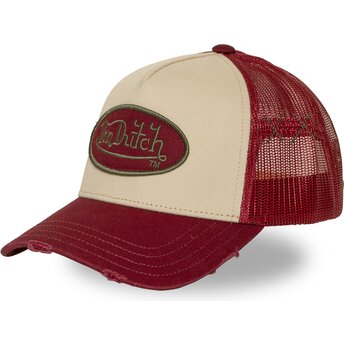Mützen gebogen rot snapback USED 16 von Von Dutch