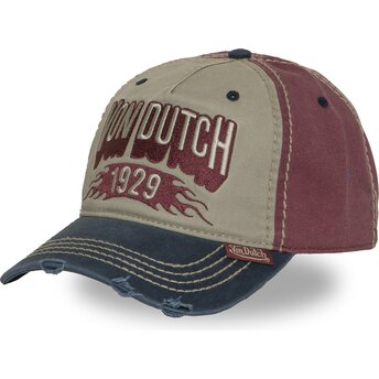 Mützen gebogen mehrfarbig verstellbares band RETRO15 von Von Dutch