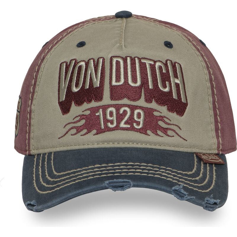mutzen-gebogen-mehrfarbig-verstellbares-band-retro15-von-von-dutch mutzen-gebogen-mehrfarbig-verstellbares-band-retro15-von-von-dutch