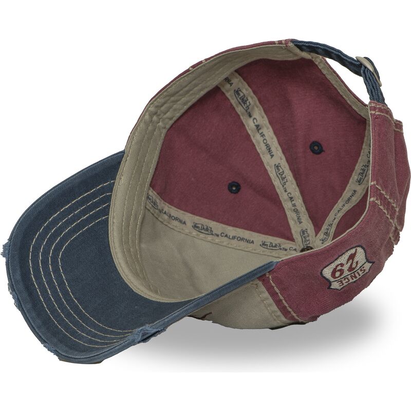 casquette-courbee-multicolore-ajustable-retro15-von-dutch