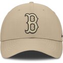 mutzen-gebogen-beige-verstellbares-band-club-structured-uv-poly-ripstop-der-boston-red-sox-mlb-von-nike