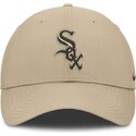 mutzen-gebogen-beige-verstellbares-band-club-structured-uv-poly-ripstop-der-chicago-white-sox-mlb-von-nike