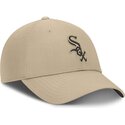 mutzen-gebogen-beige-verstellbares-band-club-structured-uv-poly-ripstop-der-chicago-white-sox-mlb-von-nike