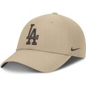 mutzen-gebogen-beige-verstellbares-band-club-structured-uv-poly-ripstop-der-los-angeles-dodgers-mlb-von-nike