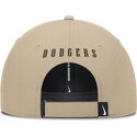 casquette-courbee-beige-ajustable-avec-logo-marron-club-structured-uv-poly-ripstop-los-angeles-dodgers-mlb-nike
