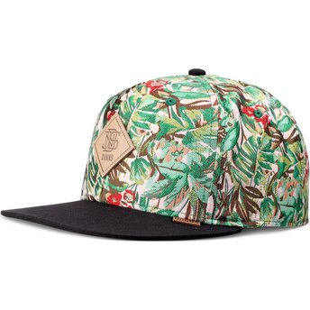Mützen flach grün snapback Woven Jungle von Djinns