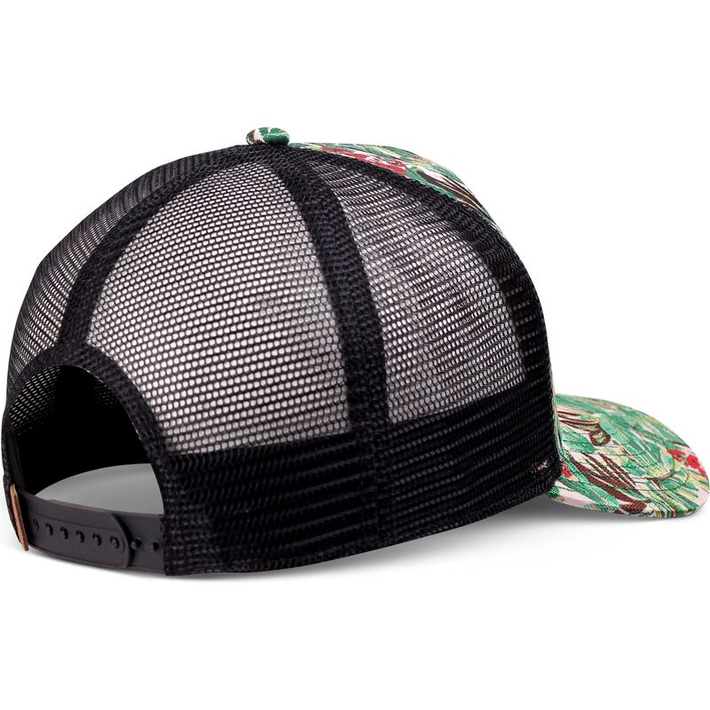 casquette-trucker-verte-et-noire-hft-woven-jungle-djinns