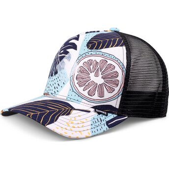 Casquette trucker bleue et noire HFT Aloha Blue Djinns