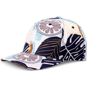 Casquette courbée bleue snapback TrueFit Aloha Blue Djinns