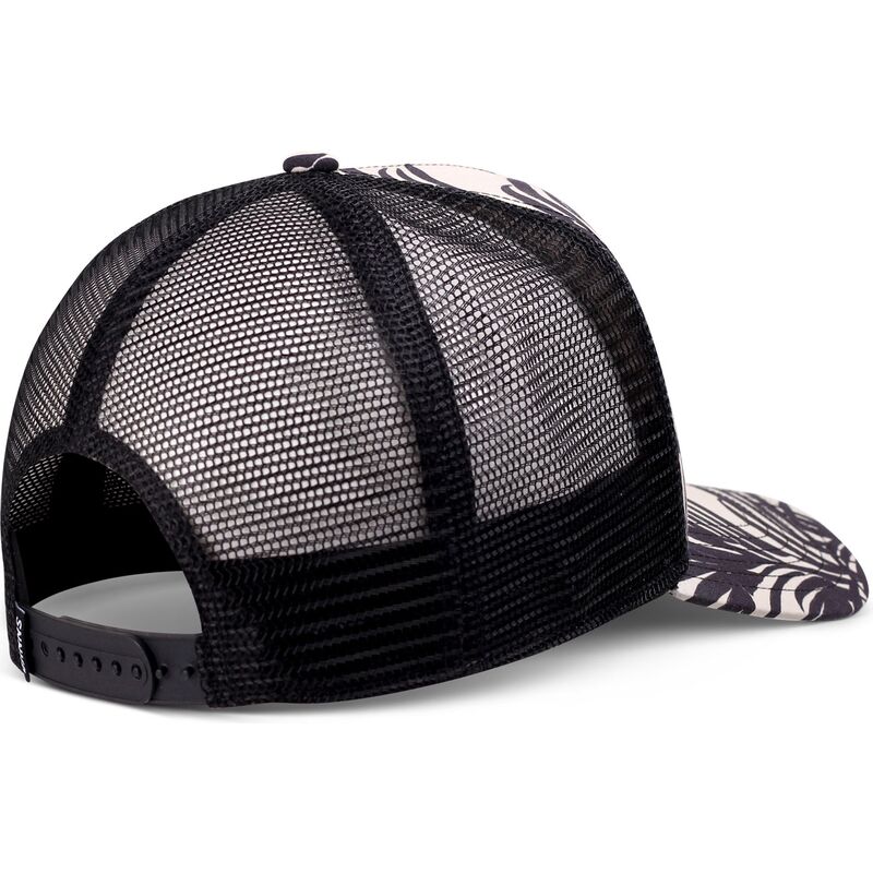 casquette-trucker-noire-et-beige-hft-allover-palm-djinns