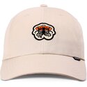 casquette-courbee-beige-ajustable-rose-kraken-djinns