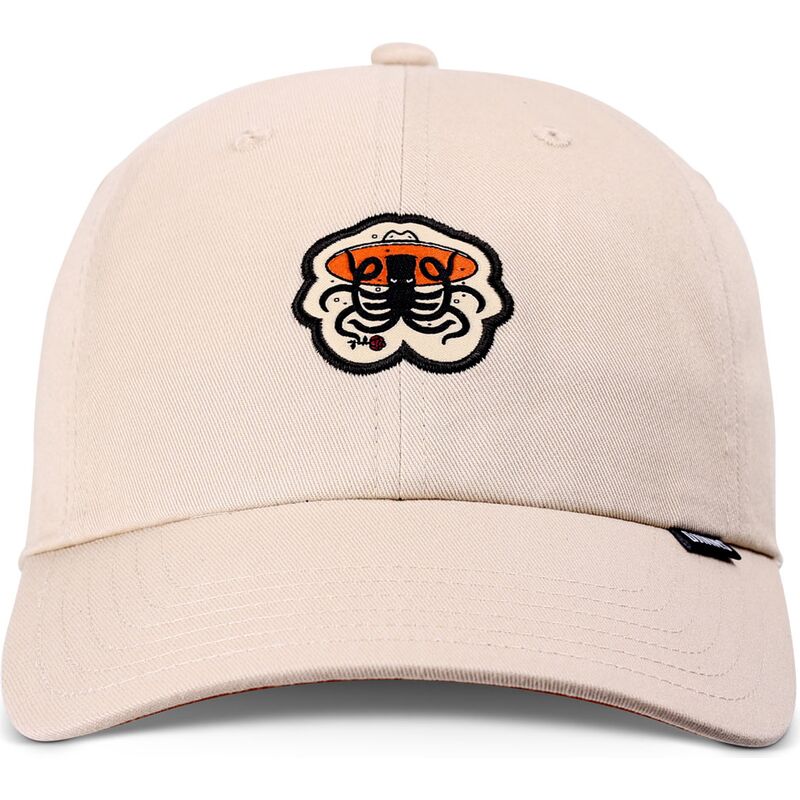 mutzen-gebogen-beige-verstellbares-band-rose-kraken-von-djinns
