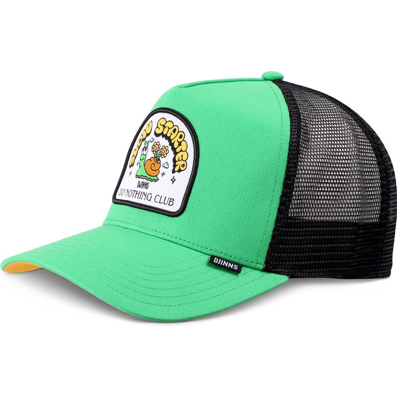 casquette-trucker-verte-et-noire-hft-dnc-slowstarter-djinns casquette-trucker-verte-et-noire-hft-dnc-slowstarter-djinns