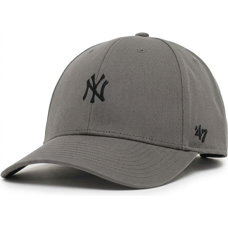 casquette-courbee-grise-ajustable-avec-logo-noir-mvp-base-runner-legend-new-york-yankees-mlb-47-brand casquette-courbee-grise-ajustable-avec-logo-noir-mvp-base-runner-legend-new-york-yankees-mlb-47-brand