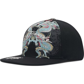 Mützen flach schwarz snapback Battle von Ed Hardy