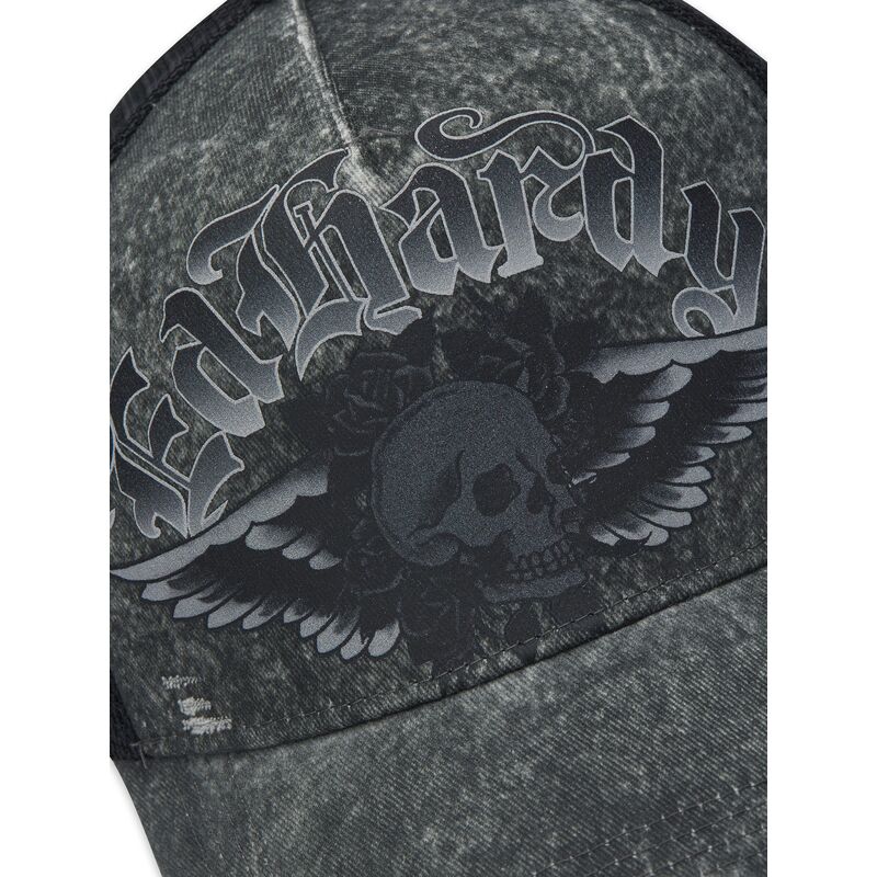 mutzen-gebogen-grau-snapback-flaming-gothic-skull-washed-von-ed-hardy mutzen-gebogen-grau-snapback-flaming-gothic-skull-washed-von-ed-hardy