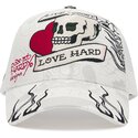 casquette-trucker-blanche-live-fast-love-hard-ed-hardy