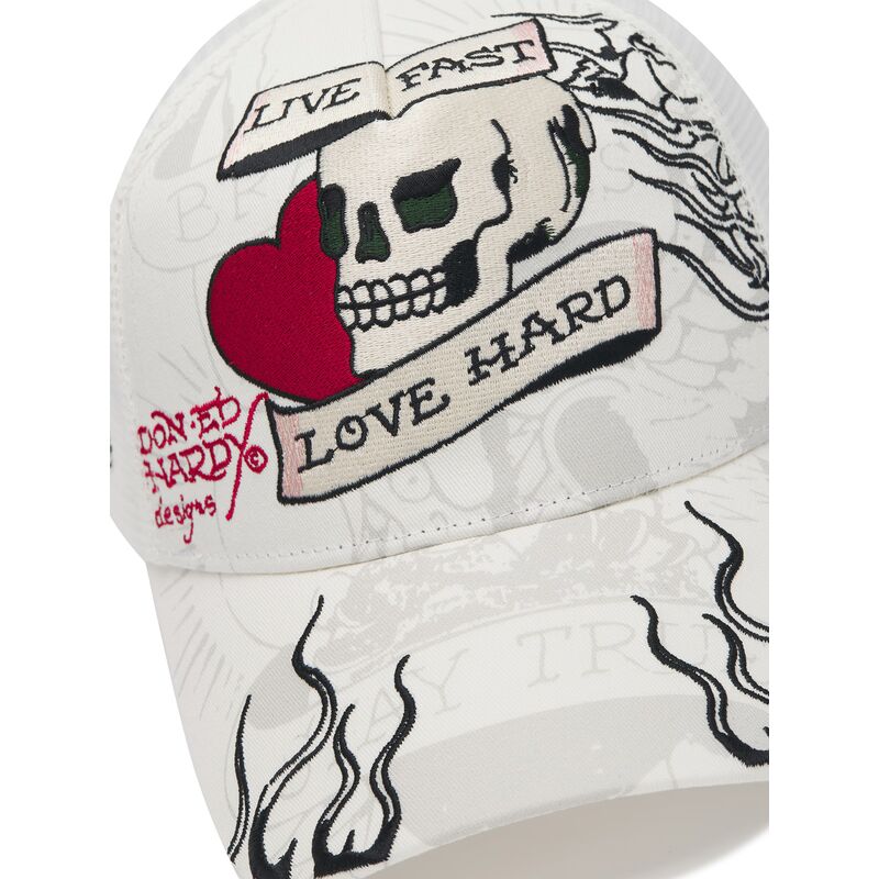 mutzen-gebogen-weiss-snapback-live-fast-love-hard-von-ed-hardy