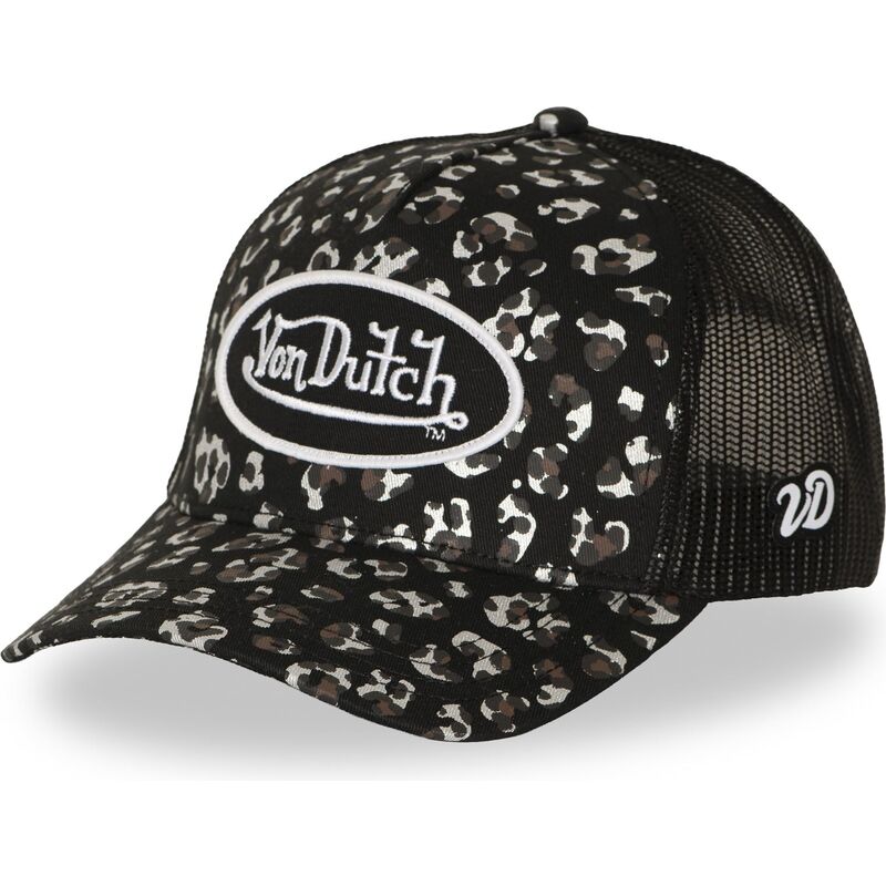 casquette-trucker-noire-leofoil-von-dutch