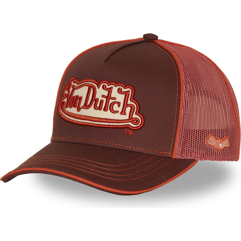 casquette-trucker-multicolore-corail-von-dutch casquette-trucker-multicolore-corail-von-dutch